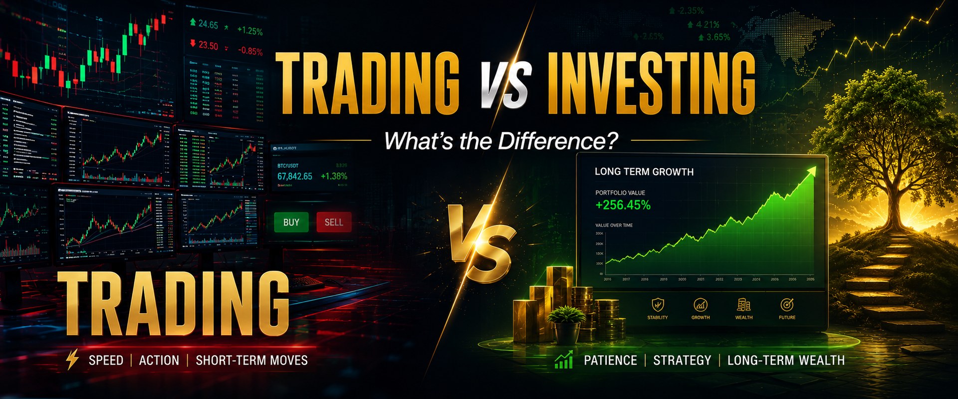 Trading vs Investing